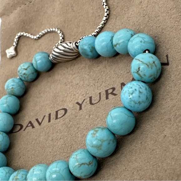 David Yurman Turquoise Spiritual Bead Bracelet - Picture 4 of 6